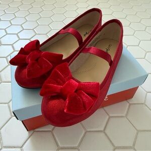 Red Bow Kids Shoes
